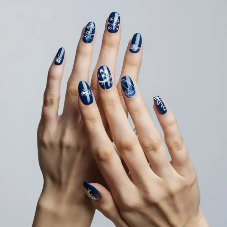 Blue Winter Nail Designs: Transform Your Nails into a Cool Canvas for the Season