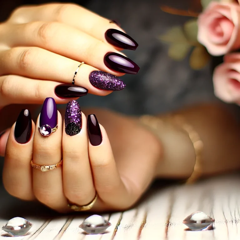 Dark Purple Nails Ideas