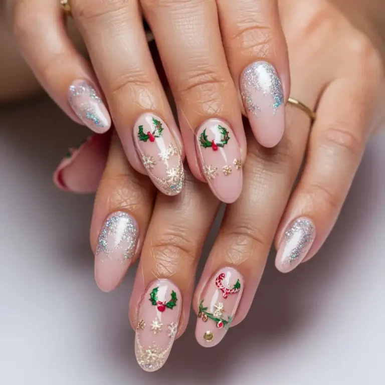 Pink Christmas Nails Designs: Festive Nail Art to Dazzle This Holiday Season