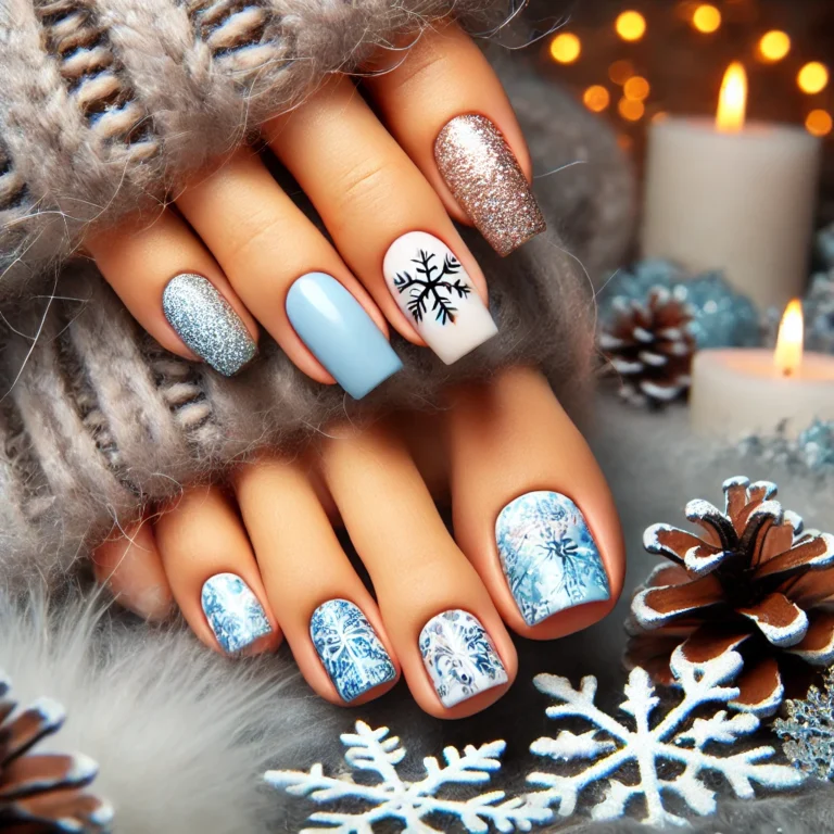 Winter Toe Nails