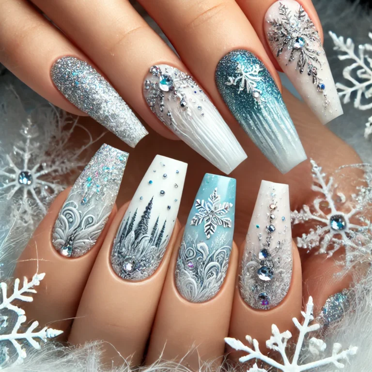 Winter Wonderland Nails designs