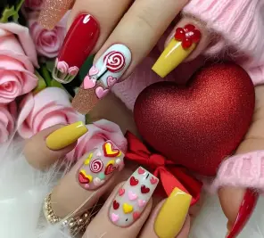 Lollipop candy Nails