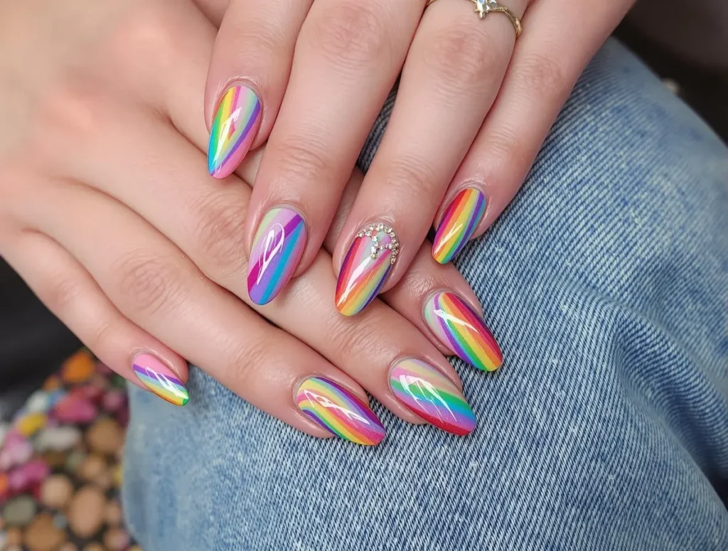 Trends in Rainbow Nails for 2025