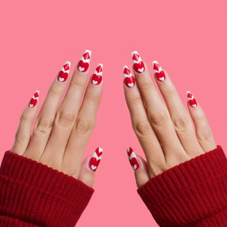 Valentine Heart Nails: Crafting Love at Your Fingertips