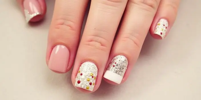 Creative Christmas Nail Designs for Weddings