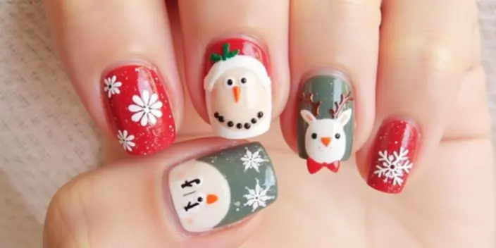 Festive Holiday Nails Art