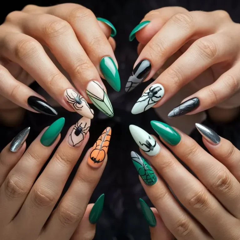 Green Halloween Nails Designs: Spooky, Chic & Hauntingly Beautiful