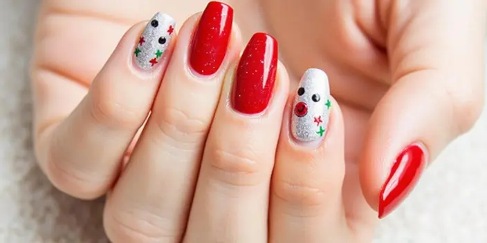 Seasonal Trends Christmas Acrylic Nails for 2025