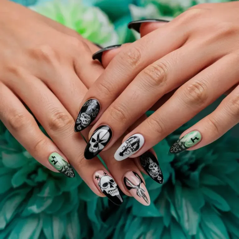 Easter Gothic Nails: Where Dark Elegance Meets Springtime Rebellion