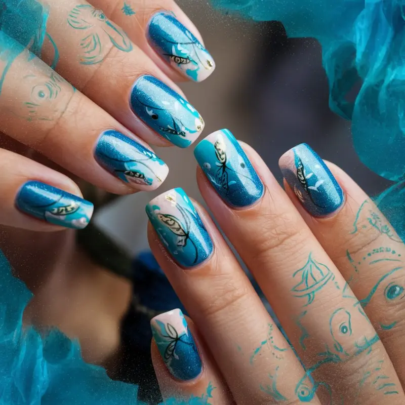 pisces nails