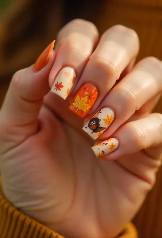 Thanksgiving Nail Designs: 20 Trendy Ideas to Elevate Your Holiday Look