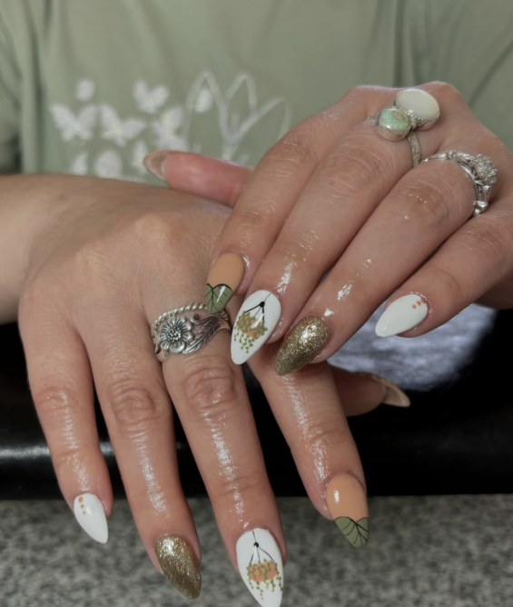 garden scene Nails